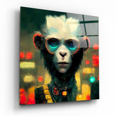 The Monkey Glass Wall Art || Designer Collection | Insigne Art Design