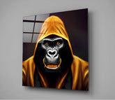 Angry Smile Glass Wall Art || Designers Collection | Insigne Art Design