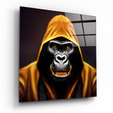 Angry Smile Glass Wall Art || Designers Collection | Insigne Art Design