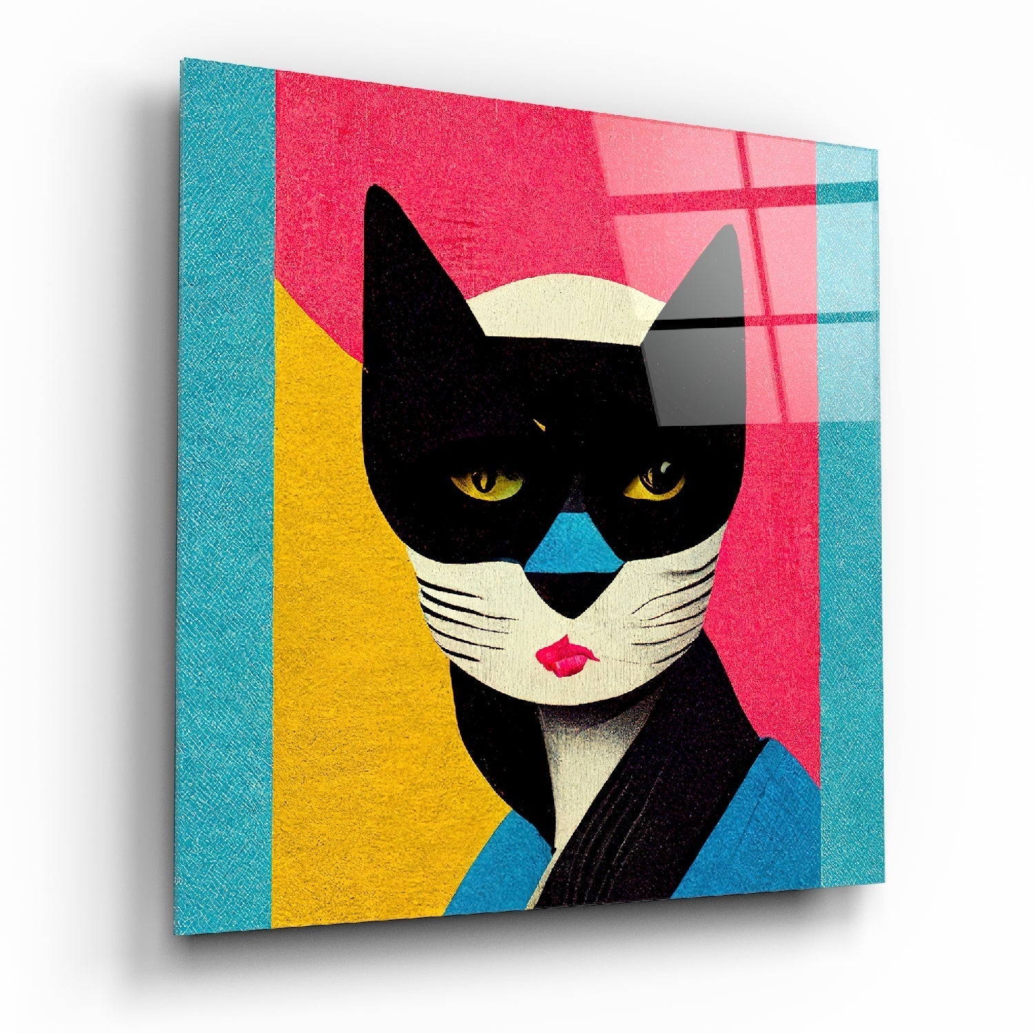 Masked Glass Wall Art || Designer Collection | Insigne Art Design