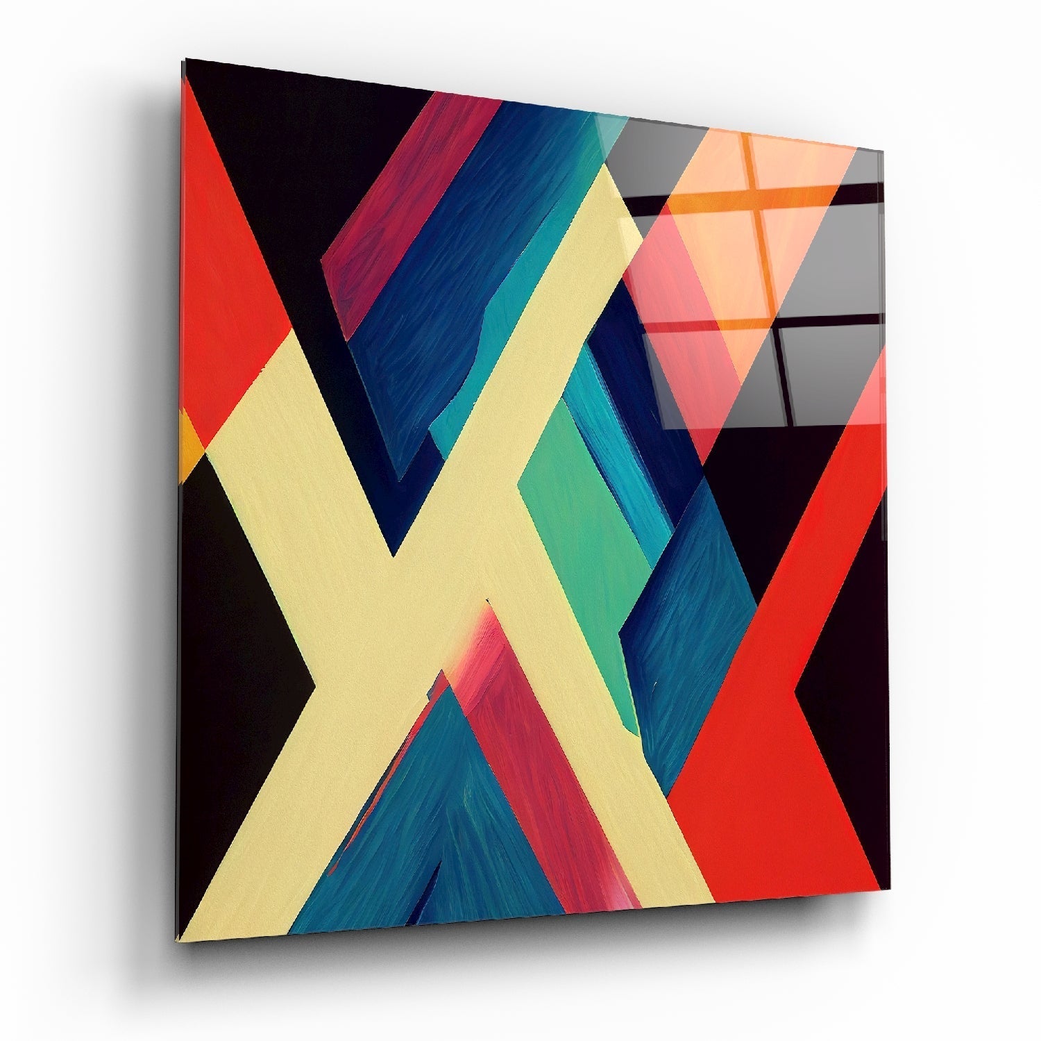 V's Glass Wall Art || Designer Collection | Insigne Art Design