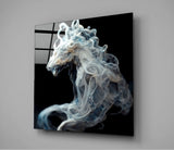 Smoky Horse Glass Wall Art || Designer Collection | Insigne Art Design