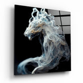 Smoky Horse Glass Wall Art || Designer Collection | Insigne Art Design