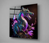 Dragon's Anger Glass Wall Art || Designers Collection | Insigne Art Design