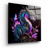 Dragon's Anger Glass Wall Art || Designers Collection | Insigne Art Design