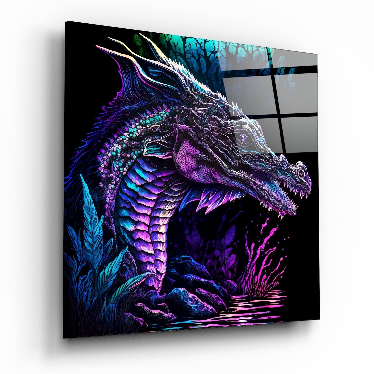 Dragon Glass Wall Art || Designers Collection | Insigne Art Design