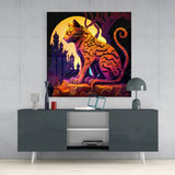 Ancient Cat Glass Wall Art || Designers Collection | Insigne Art Design