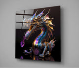 Dragon's Roar Glass Wall Art || Designers Collection | Insigne Art Design