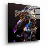 Dragon's Roar Glass Wall Art || Designers Collection | Insigne Art Design