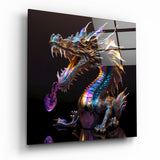 Dragon's Roar Glass Wall Art || Designers Collection | Insigne Art Design