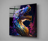 Dragon's Roar Glass Wall Art || Designers Collection | Insigne Art Design