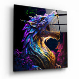 Dragon's Roar Glass Wall Art || Designers Collection | Insigne Art Design