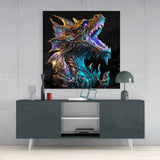 Dragon's Roar Glass Wall Art || Designers Collection | Insigne Art Design