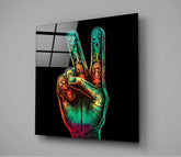 Peace Glass Wall Art || Designer Collection | Insigne Art Design