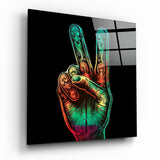 Peace Glass Wall Art || Designer Collection | Insigne Art Design