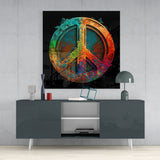 Peace Glass Wall Art || Designer Collection | Insigne Art Design