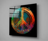 Peace Glass Wall Art || Designer Collection | Insigne Art Design