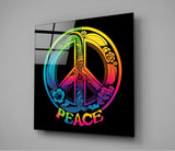 Peace Glass Wall Art || Designer Collection | Insigne Art Design