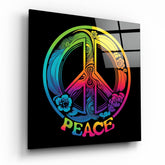 Peace Glass Wall Art || Designer Collection | Insigne Art Design