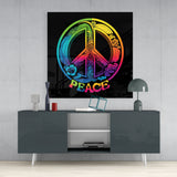 Peace Glass Wall Art || Designer Collection | Insigne Art Design