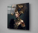 The Queen Glass Wall Art || Designer Collection | Insigne Art Design