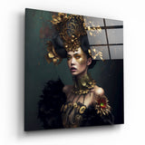 The Queen Glass Wall Art || Designer Collection | Insigne Art Design