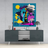 Picasso's Mind Glass Wall Art || Designer Collection | Insigne Art Design