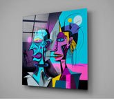 Picasso's Mind Glass Wall Art || Designer Collection | Insigne Art Design