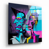 Picasso's Mind Glass Wall Art || Designer Collection | Insigne Art Design