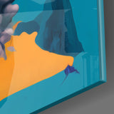 Picasso's Mind Glass Wall Art || Designer Collection | Insigne Art Design