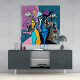 Picasso's Mind Glass Wall Art || Designer Collection | Insigne Art Design