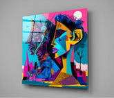 Picasso's Mind Glass Wall Art || Designer Collection | Insigne Art Design