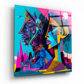 Picasso's Mind Glass Wall Art || Designer Collection | Insigne Art Design