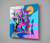Picasso's Mind Glass Wall Art || Designer Collection | Insigne Art Design