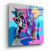 Picasso's Mind Glass Wall Art || Designer Collection | Insigne Art Design