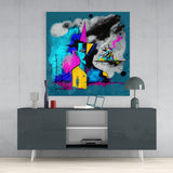 Picasso's Mind Glass Wall Art || Designer Collection | Insigne Art Design