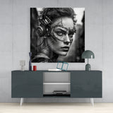 Woman Warrior Glass Wall Art || Designer Collection | Insigne Art Design