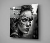 Woman Warrior Glass Wall Art || Designer Collection | Insigne Art Design