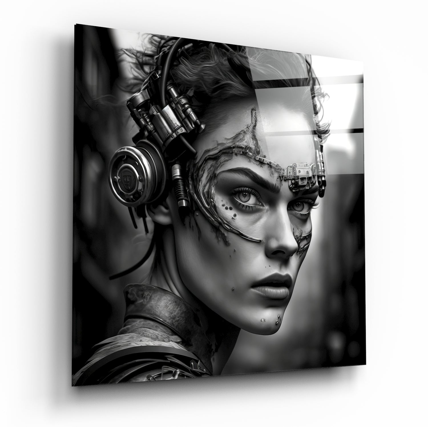 Woman Warrior Glass Wall Art || Designer Collection | Insigne Art Design