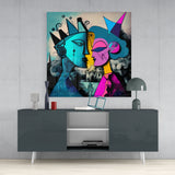 Picasso's Mind Glass Wall Art || Designer Collection | Insigne Art Design