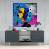 Picasso's Mind Glass Wall Art || Designers Collection | Insigne Art Design