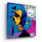 Picasso's Mind Glass Wall Art || Designers Collection | Insigne Art Design