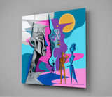 Picasso's Mind Glass Wall Art || Designer Collection | Insigne Art Design