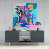 Picasso's Mind Glass Wall Art || Designer Collection | Insigne Art Design