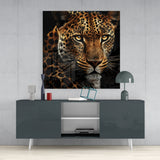 Leopard Glass Wall Art || Designer Collection | Insigne Art Design