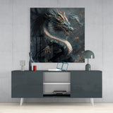 Dragon's Roar Glass Wall Art || Designers Collection | Insigne Art Design