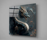 Dragon's Roar Glass Wall Art || Designers Collection | Insigne Art Design