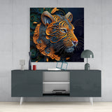 Tiger Glass Wall Art || Designers Collection | Insigne Art Design