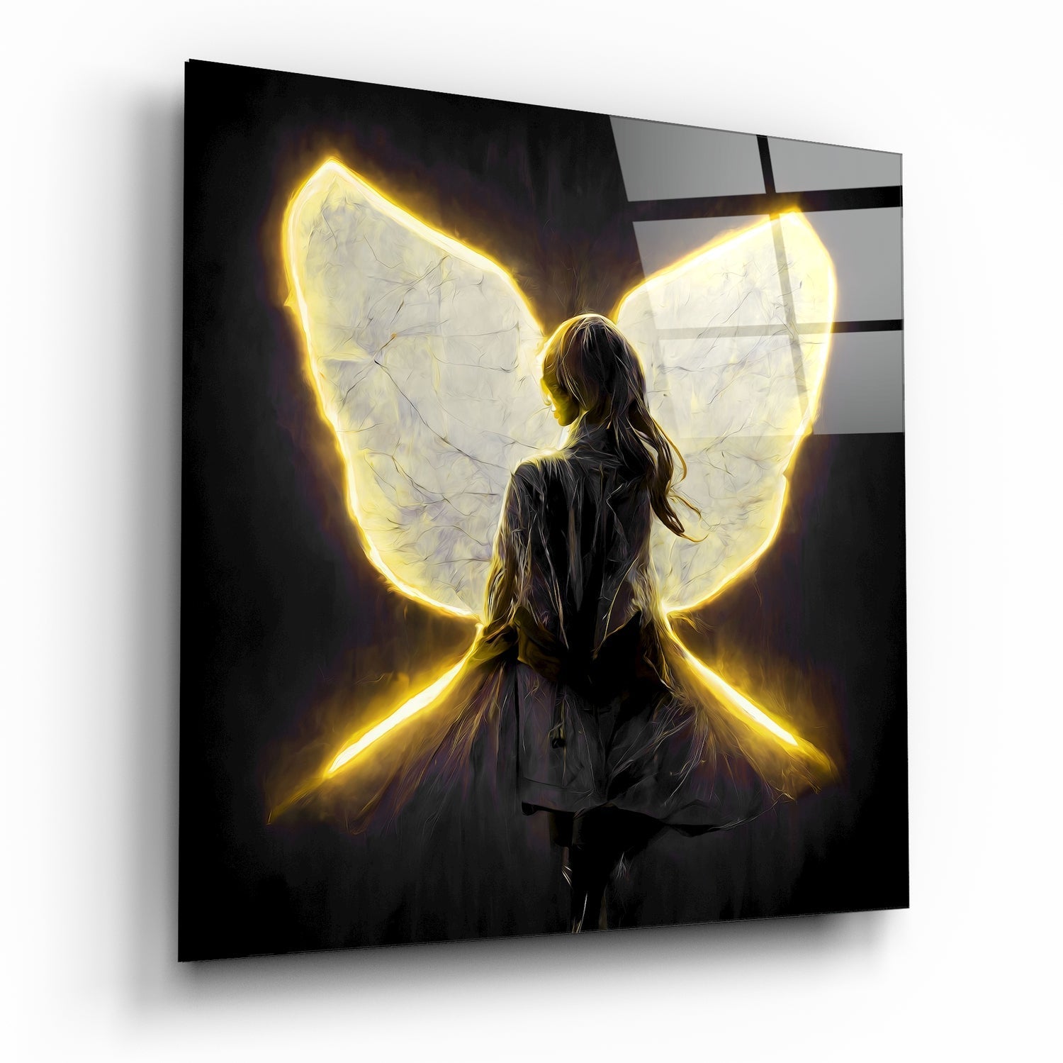 Me Flying Glass Wall Art || Designer Collection | Insigne Art Design