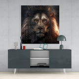 Lion King Glass Wall Art || Designer Collection | Insigne Art Design